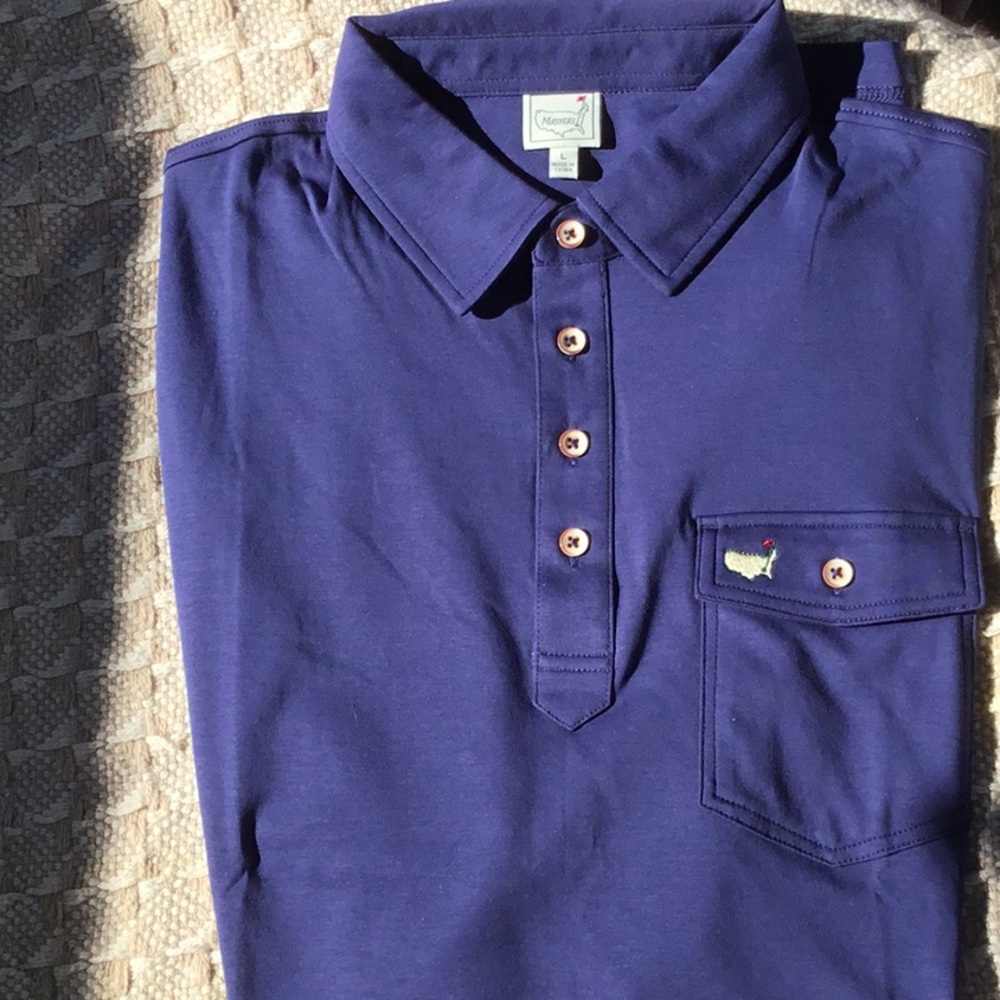 Masters Golf Shirt. New. Tags and packaging removed.